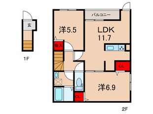 グラナーデ東大泉の物件間取画像